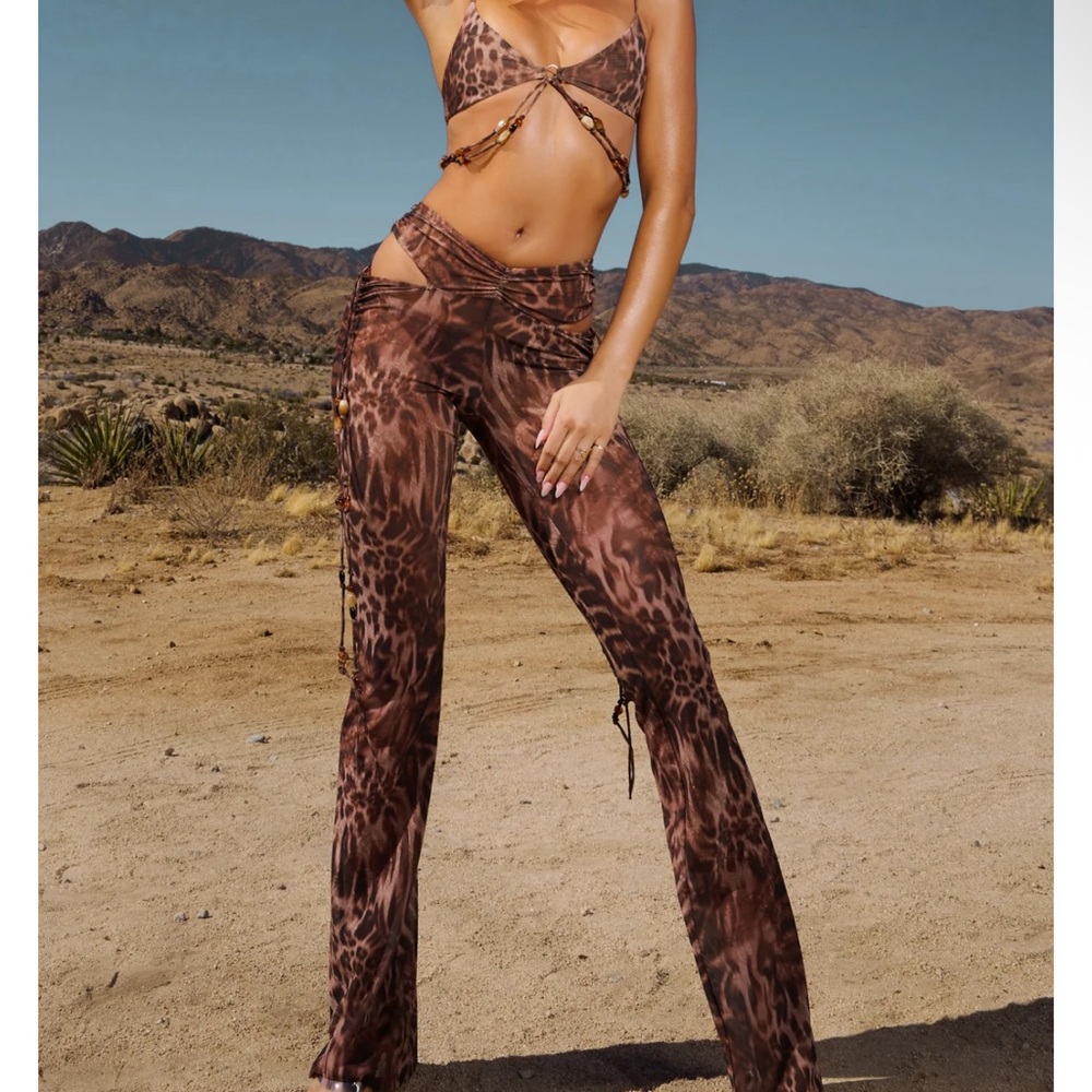 Wild Safari Women's Flare Pants